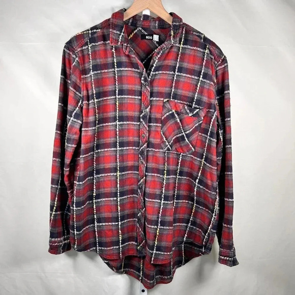 2/$30 BDG Urban Outfitters Size Large Flannel Soft Woven Cozy - Picture 1 of 7